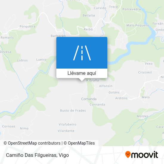 Mapa Camiño Das Filgueiras