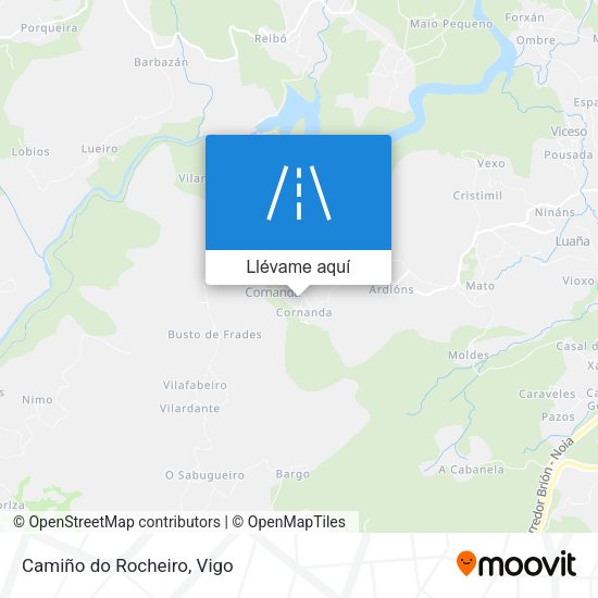 Mapa Camiño do Rocheiro