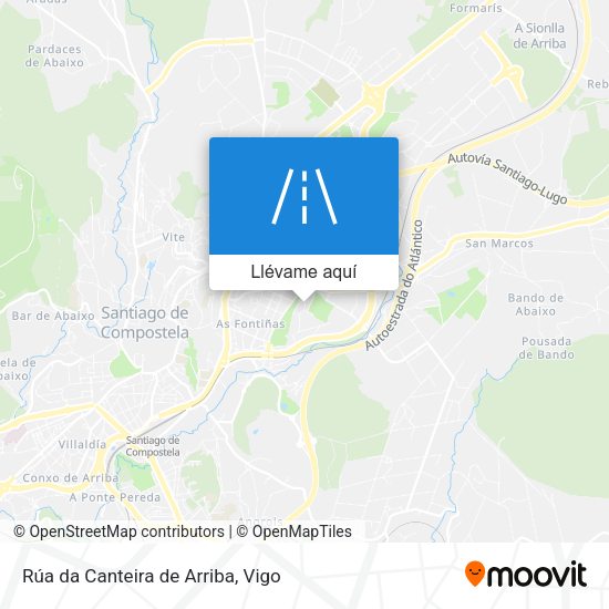 Mapa Rúa da Canteira de Arriba