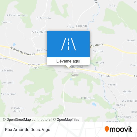Mapa Rúa Amor de Deus