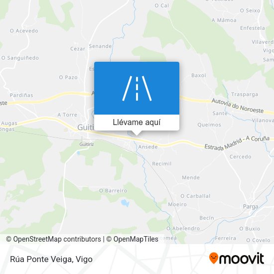 Mapa Rúa Ponte Veiga