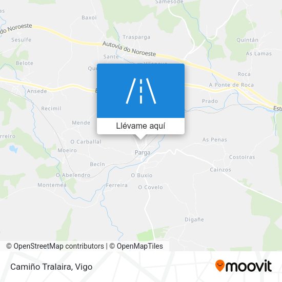 Mapa Camiño Tralaira