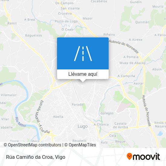 Mapa Rúa Camiño da Croa