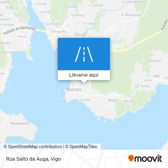 Mapa Rúa Salto da Auga