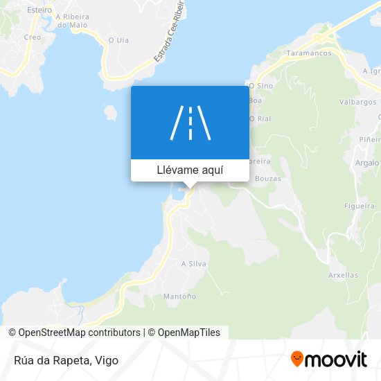 Mapa Rúa da Rapeta