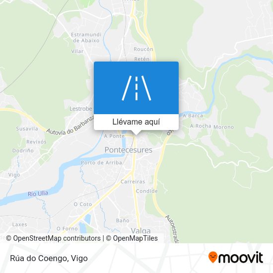 Mapa Rúa do Coengo