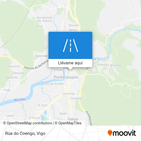 Mapa Rúa do Coengo