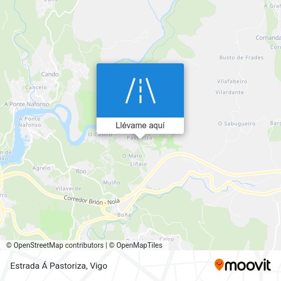 Mapa Estrada Á Pastoriza