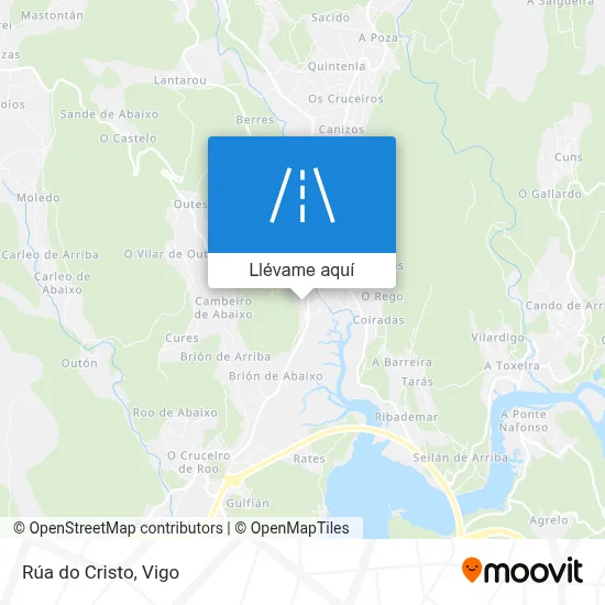 Mapa Rúa do Cristo