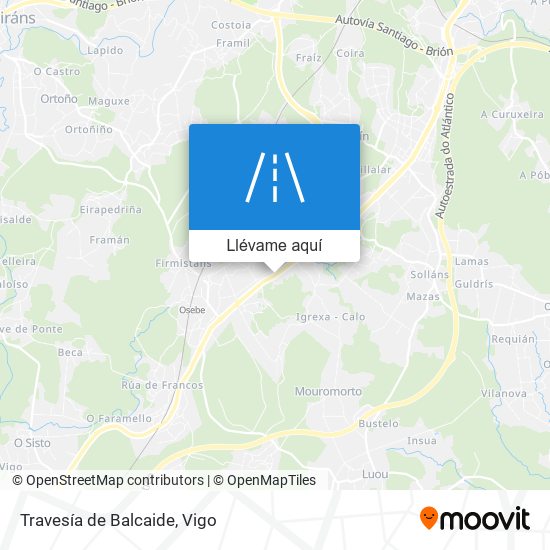 Mapa Travesía de Balcaide