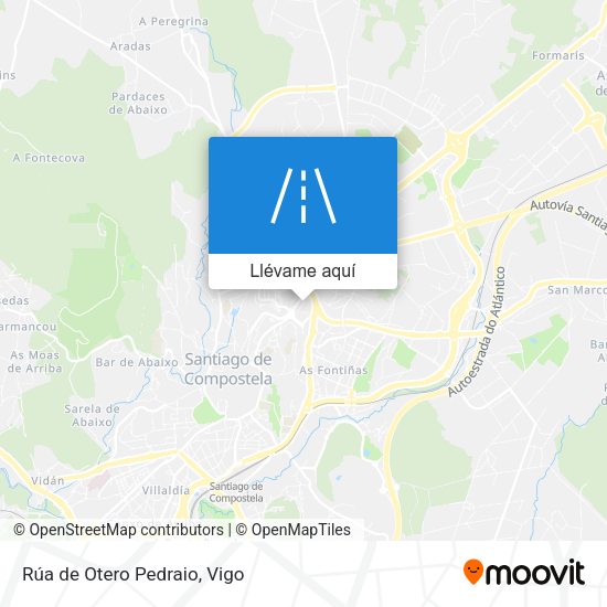 Mapa Rúa de Otero Pedraio