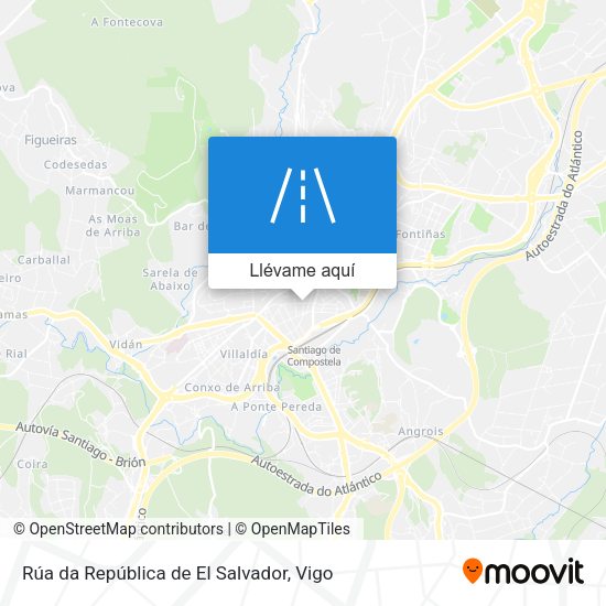 Mapa Rúa da República de El Salvador