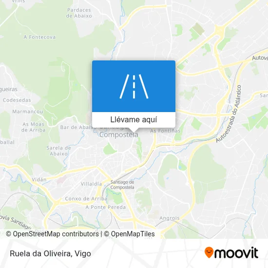 Mapa Ruela da Oliveira