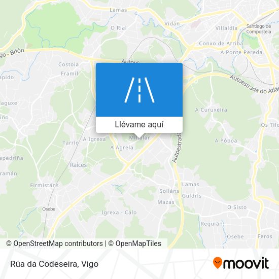 Mapa Rúa da Codeseira