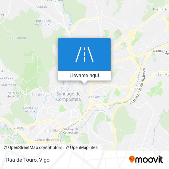 Mapa Rúa de Touro
