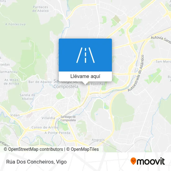 Mapa Rúa Dos Concheiros