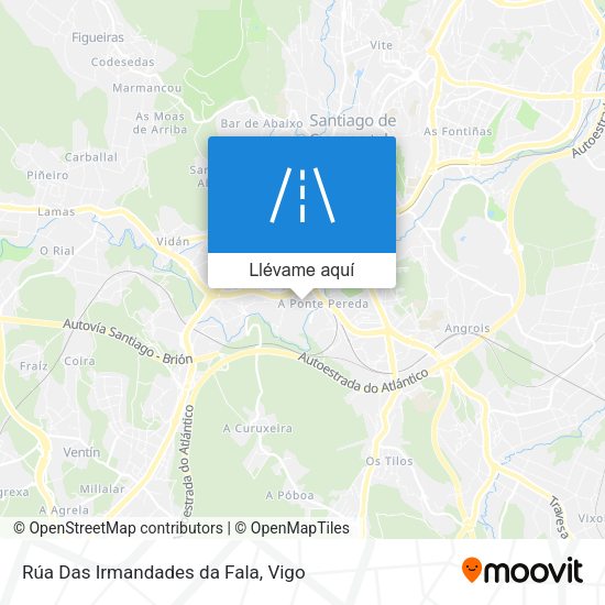 Mapa Rúa Das Irmandades da Fala