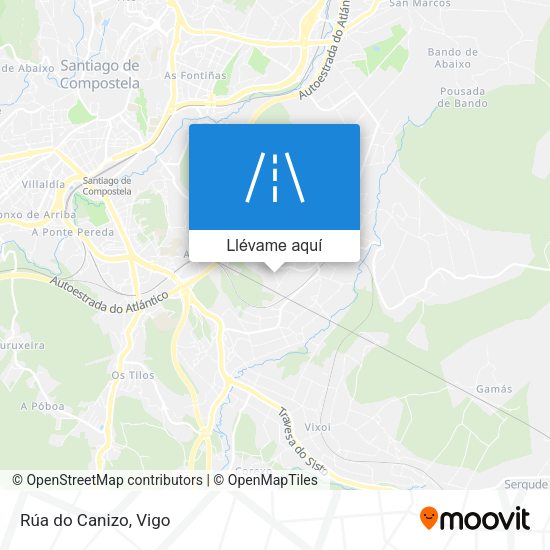 Mapa Rúa do Canizo