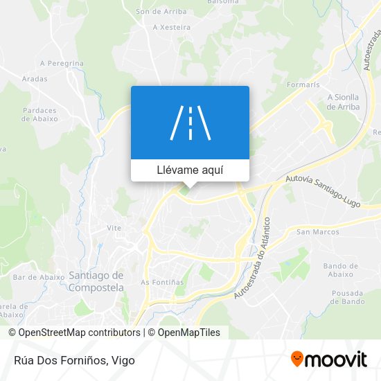 Mapa Rúa Dos Forniños