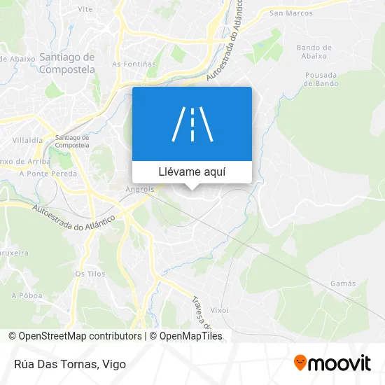 Mapa Rúa Das Tornas
