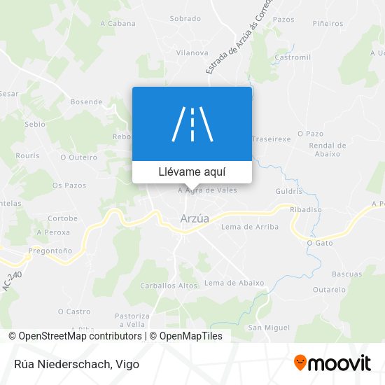 Mapa Rúa Niederschach