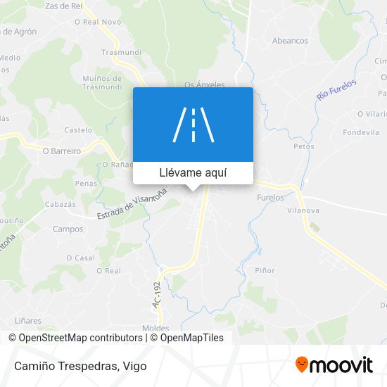 Mapa Camiño Trespedras