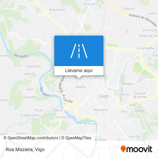 Mapa Rúa Mazaira