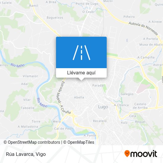 Mapa Rúa Lavarca