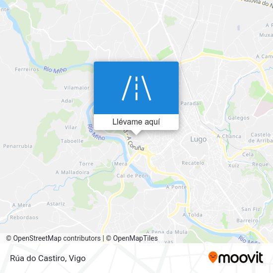 Mapa Rúa do Castiro