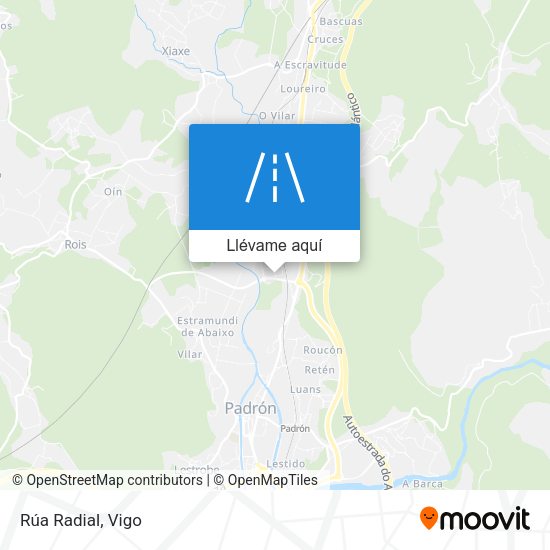 Mapa Rúa Radial