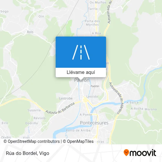 Mapa Rúa do Bordel