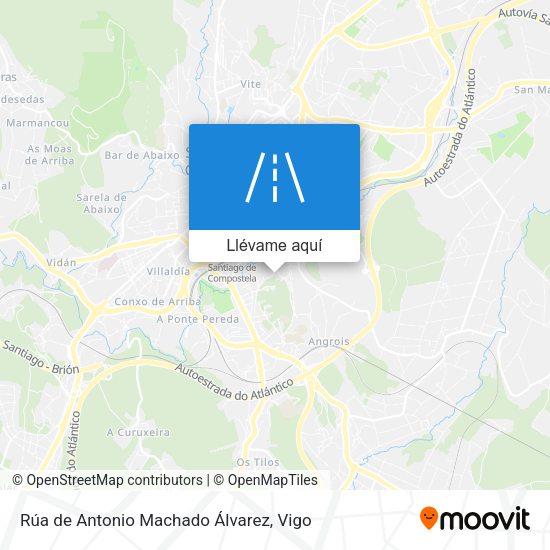 Mapa Rúa de Antonio Machado Álvarez
