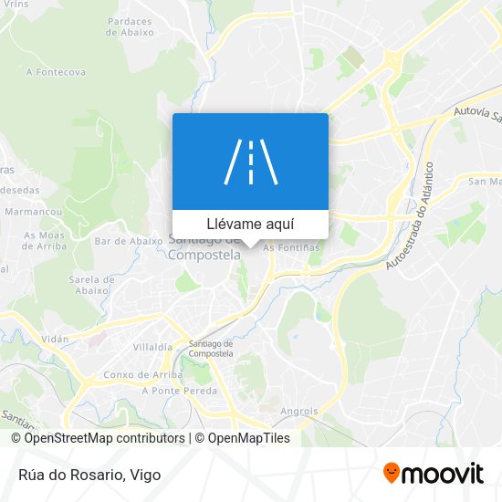 Mapa Rúa do Rosario