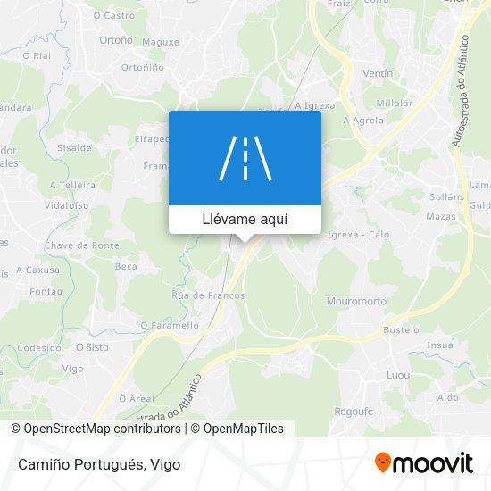 Mapa Camiño Portugués