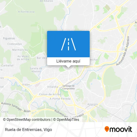 Mapa Ruela de Entrerrúas