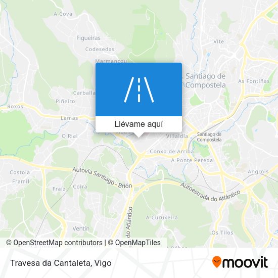 Mapa Travesa da Cantaleta