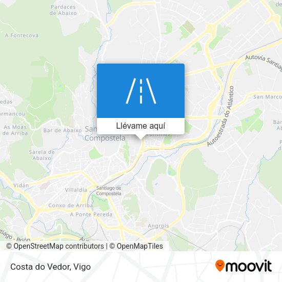 Mapa Costa do Vedor
