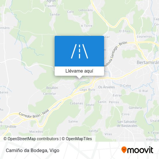 Mapa Camiño da Bodega