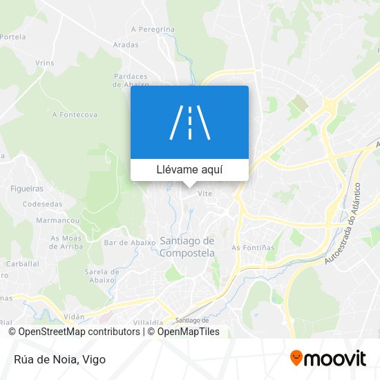 Mapa Rúa de Noia