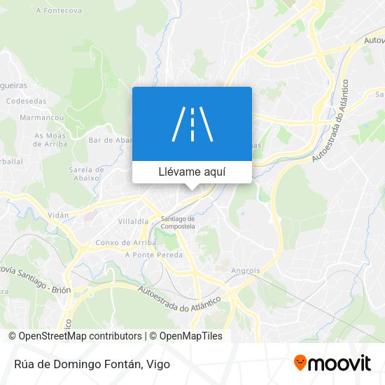 Mapa Rúa de Domingo Fontán