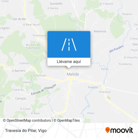 Mapa Travesía do Pilar