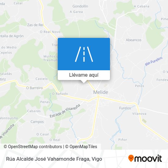 Mapa Rúa Alcalde José Vahamonde Fraga