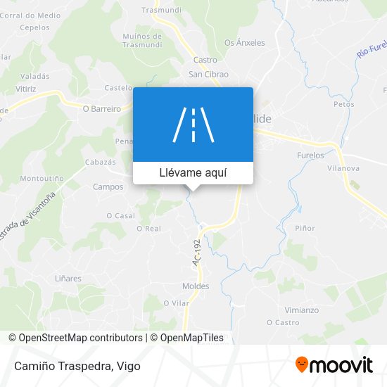 Mapa Camiño Traspedra