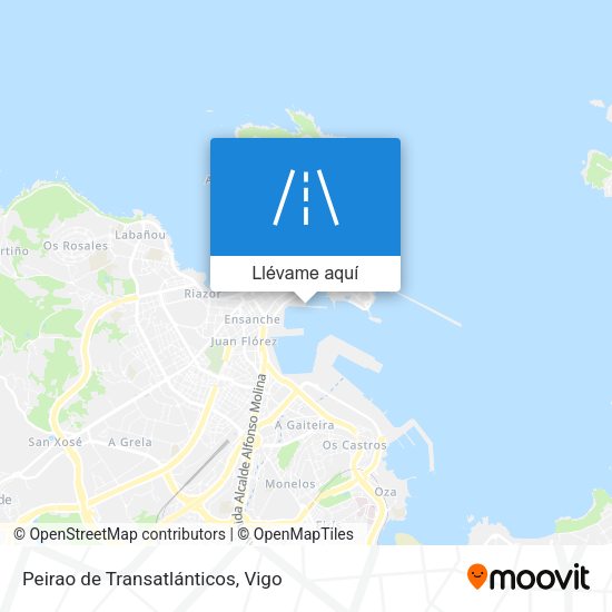 Mapa Peirao de Transatlánticos