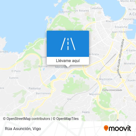 Mapa Rúa Asunción