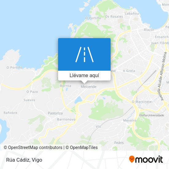 Mapa Rúa Cádiz