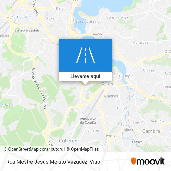 Mapa Rúa Mestre Jesús Mejuto Vázquez