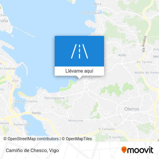 Mapa Camiño de Chesco