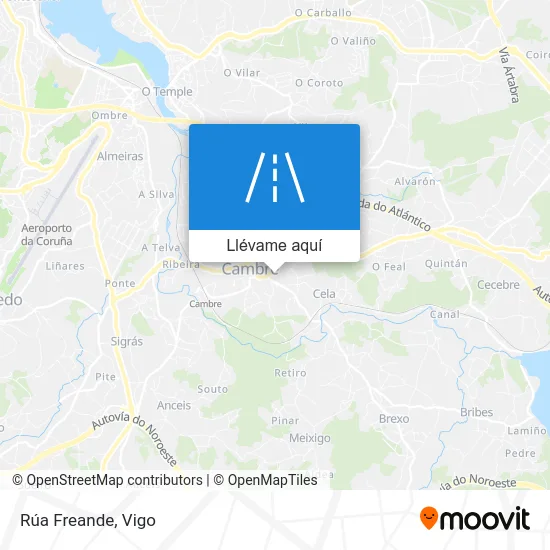 Mapa Rúa Freande