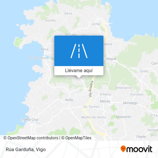 Mapa Rúa Garduña